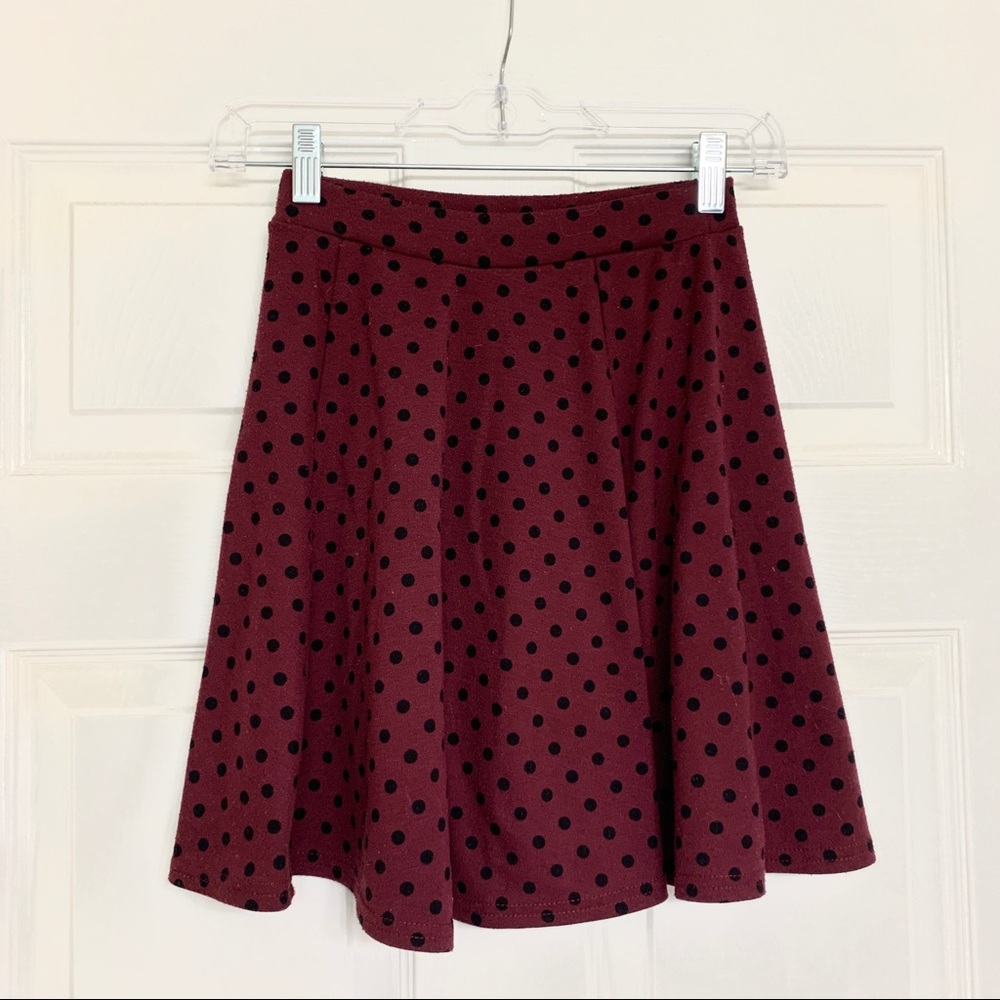 River Island Maroon Skirt